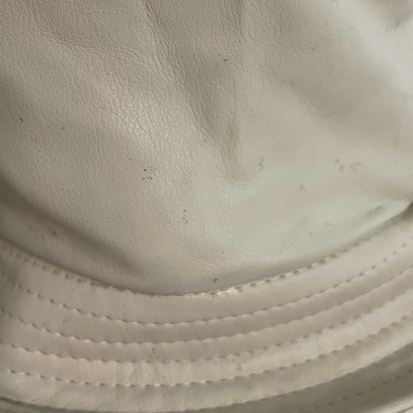 David and Young Beige Vegan Faux Leather Bucket Hat - Picture 8 of 8